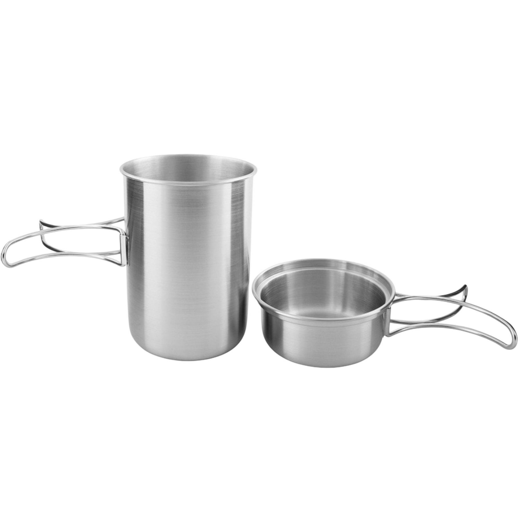 Tatonka Handle Mug 850ml Set, Becher mit Deckel, Silber