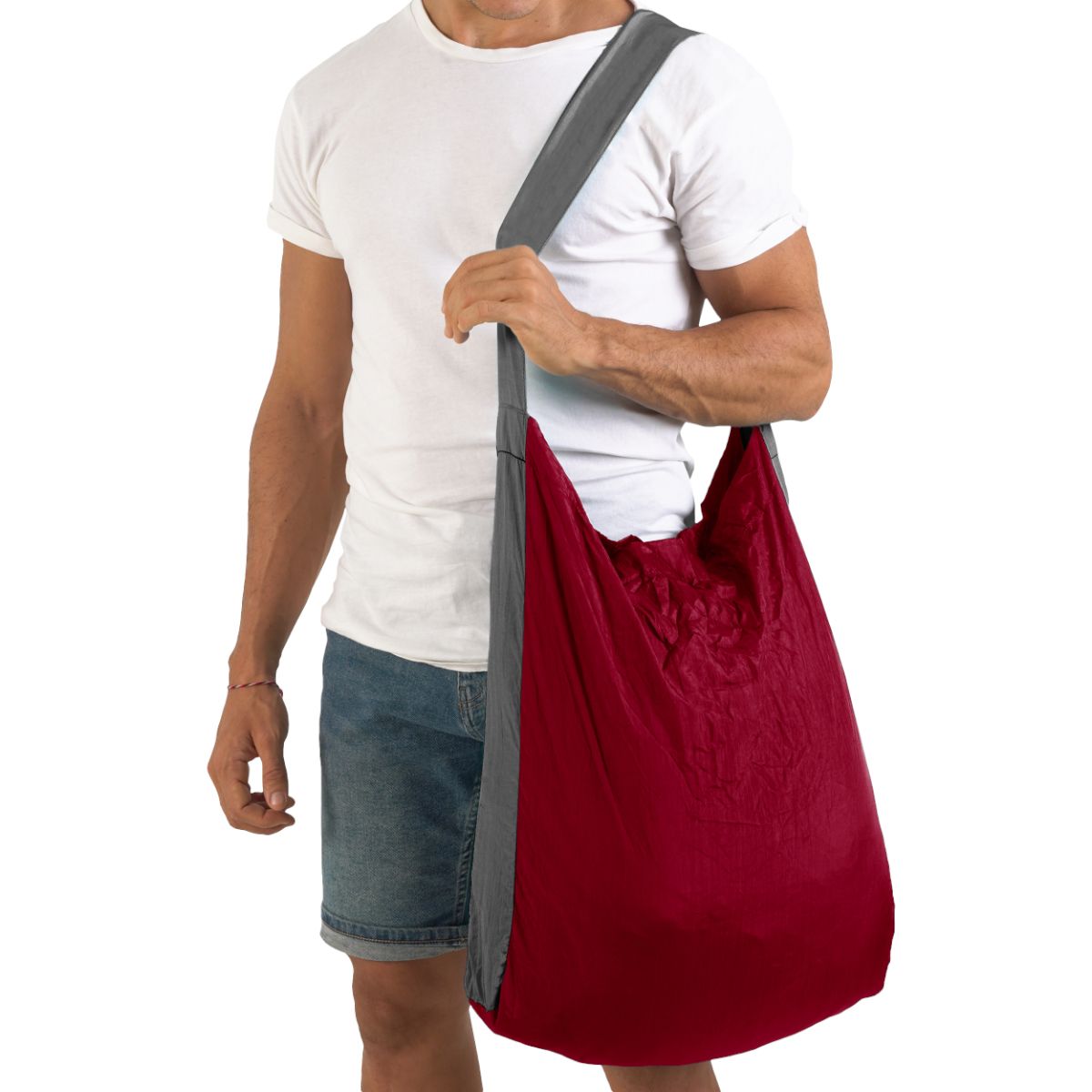 Ticket to the Moon Eco Bag Large (30L), Tasche, rot