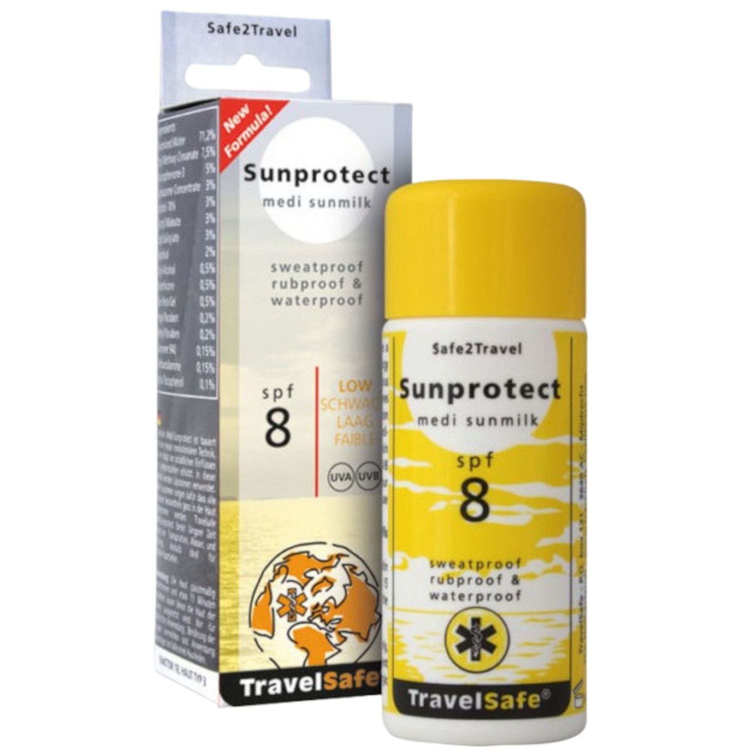 TravelSafe Sonnencreme, Faktor 8