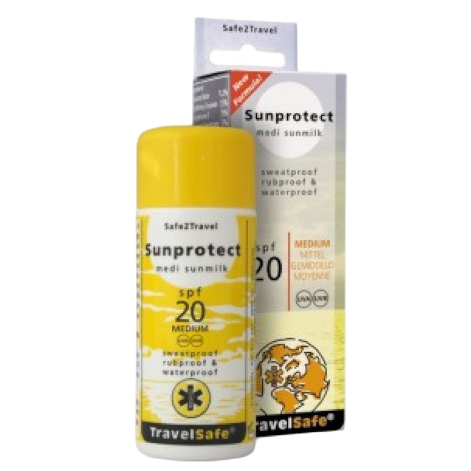 TravelSafe Sonnencreme, LSF 20, 75 ml