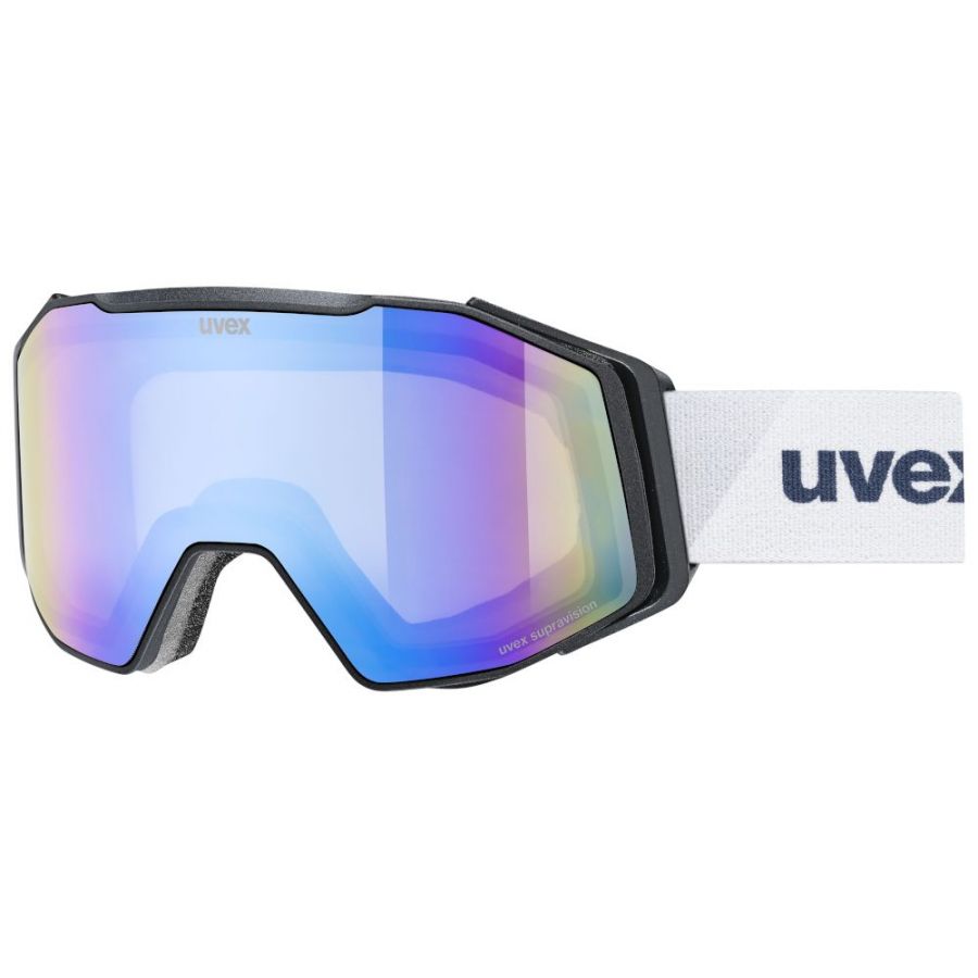 Uvex Gravity FM, Skibrille, weiß/schwarz