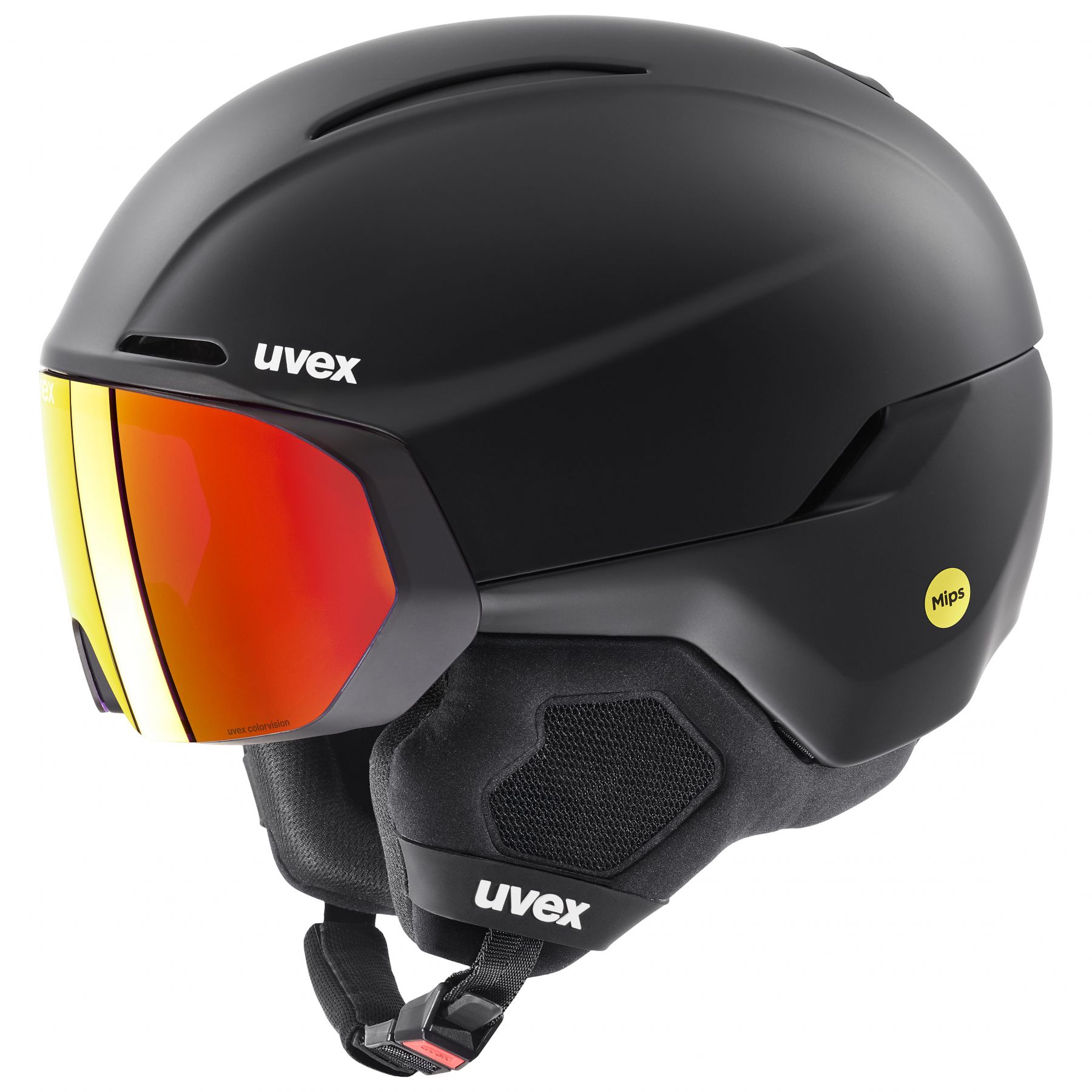 Uvex Horizon CV MIPS Visor, Skihelm mit Visier, schwarz