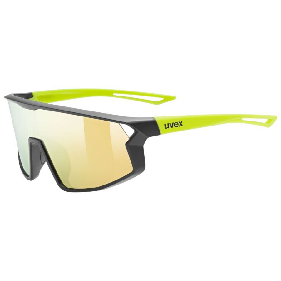 Uvex Uvex skyryse, Sonnenbrille, Junior, schwarz/gelb, Black-Yellow Matt