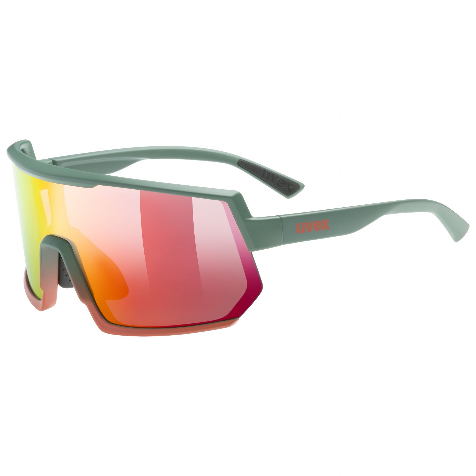 Uvex sportstyle 235, Sonnenbrille, grün/orange