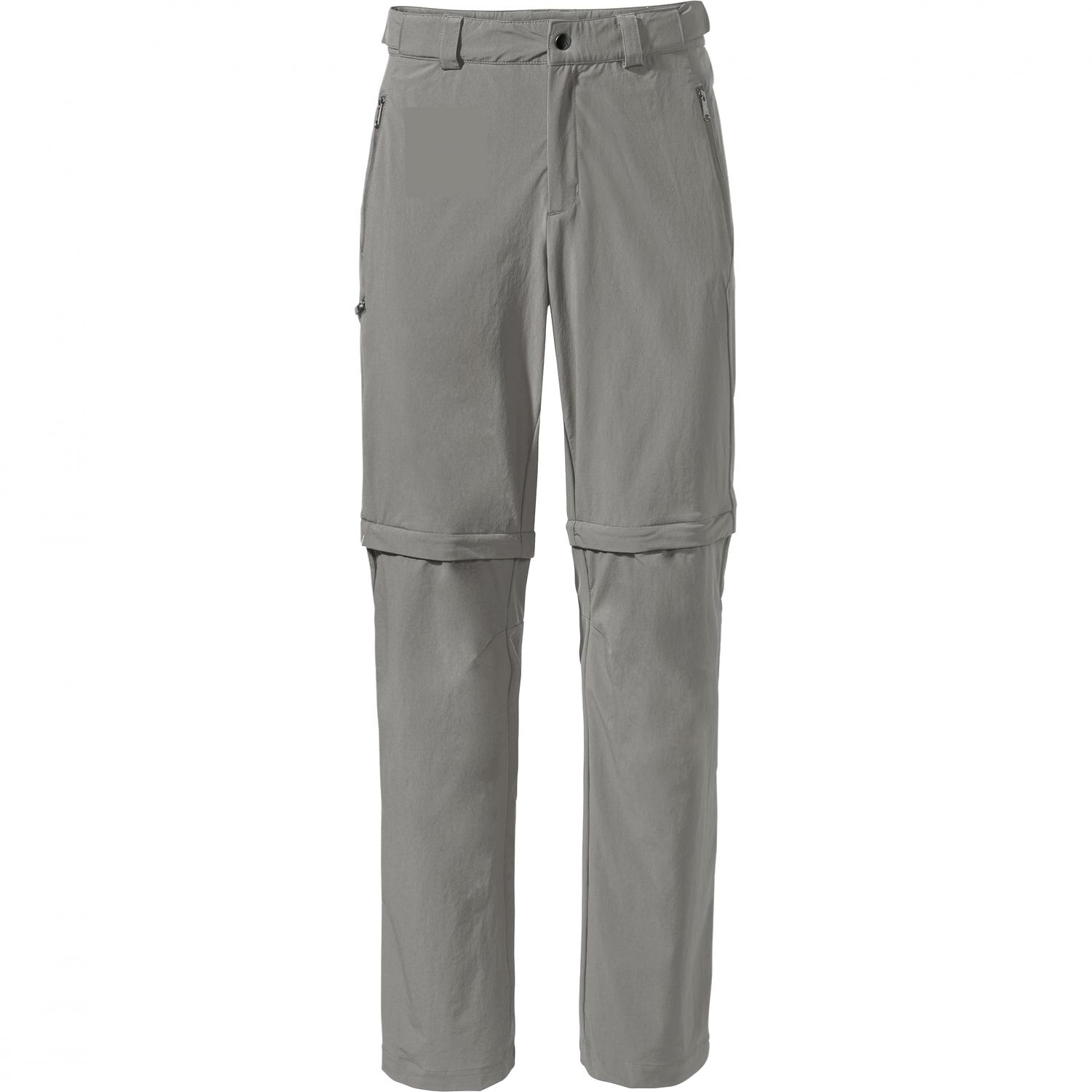 Vaude Men's Farley Stretch T-Zip Pants III, Wanderhosen, Herren, grau