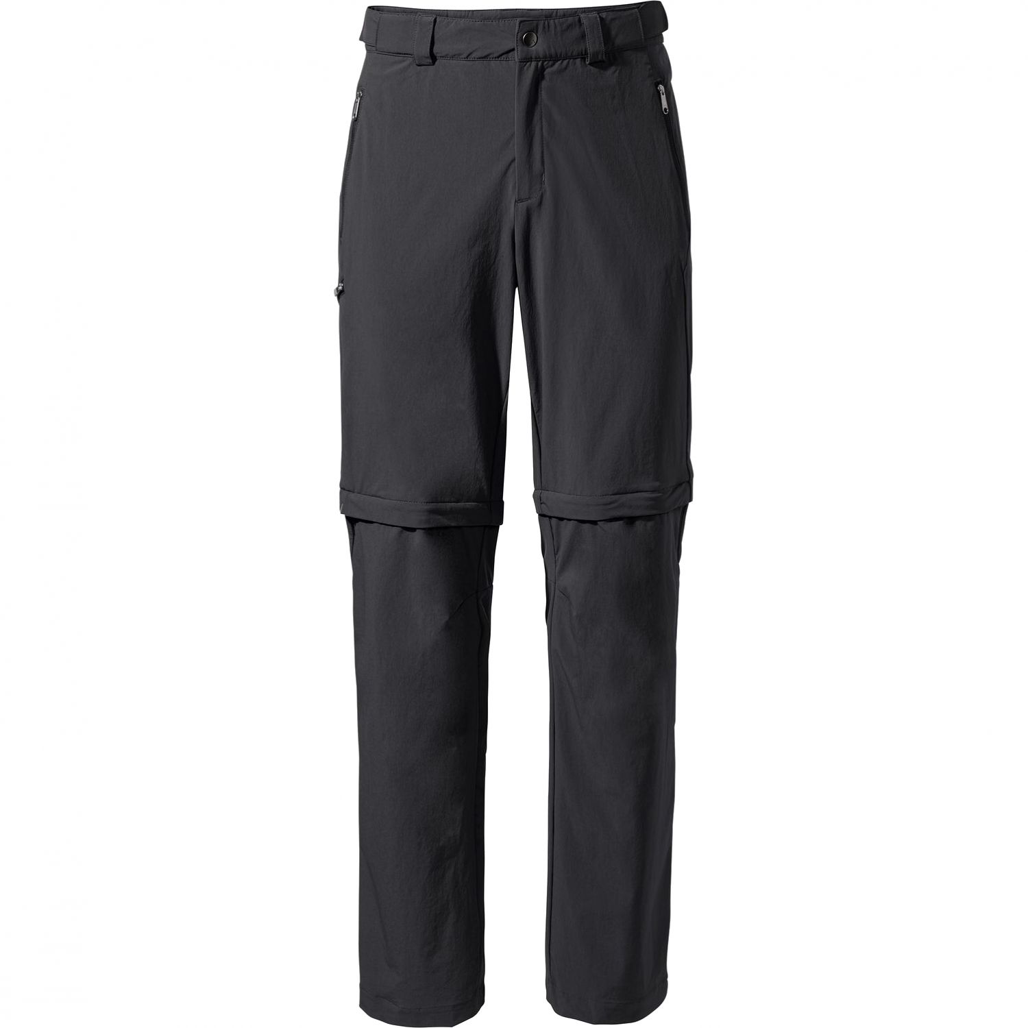 Vaude Men's Farley Stretch T-Zip Pants III, Wanderhosen, Herren, schwarz