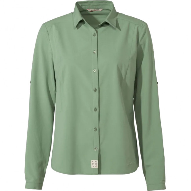 Vaude Women's Rosemoor LS Shirt IV, Wanderhemd, Damen, grün