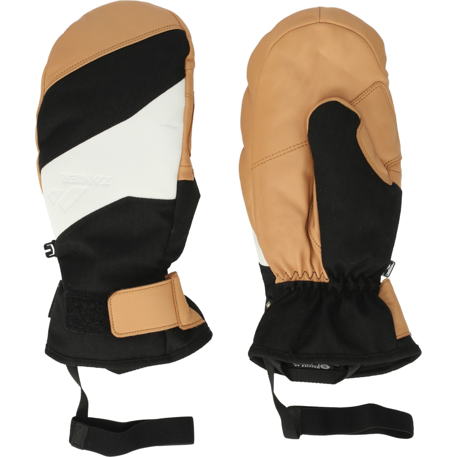 Zanier Sky GTX, Skifäustlinge, Damen, schwarz/beige
